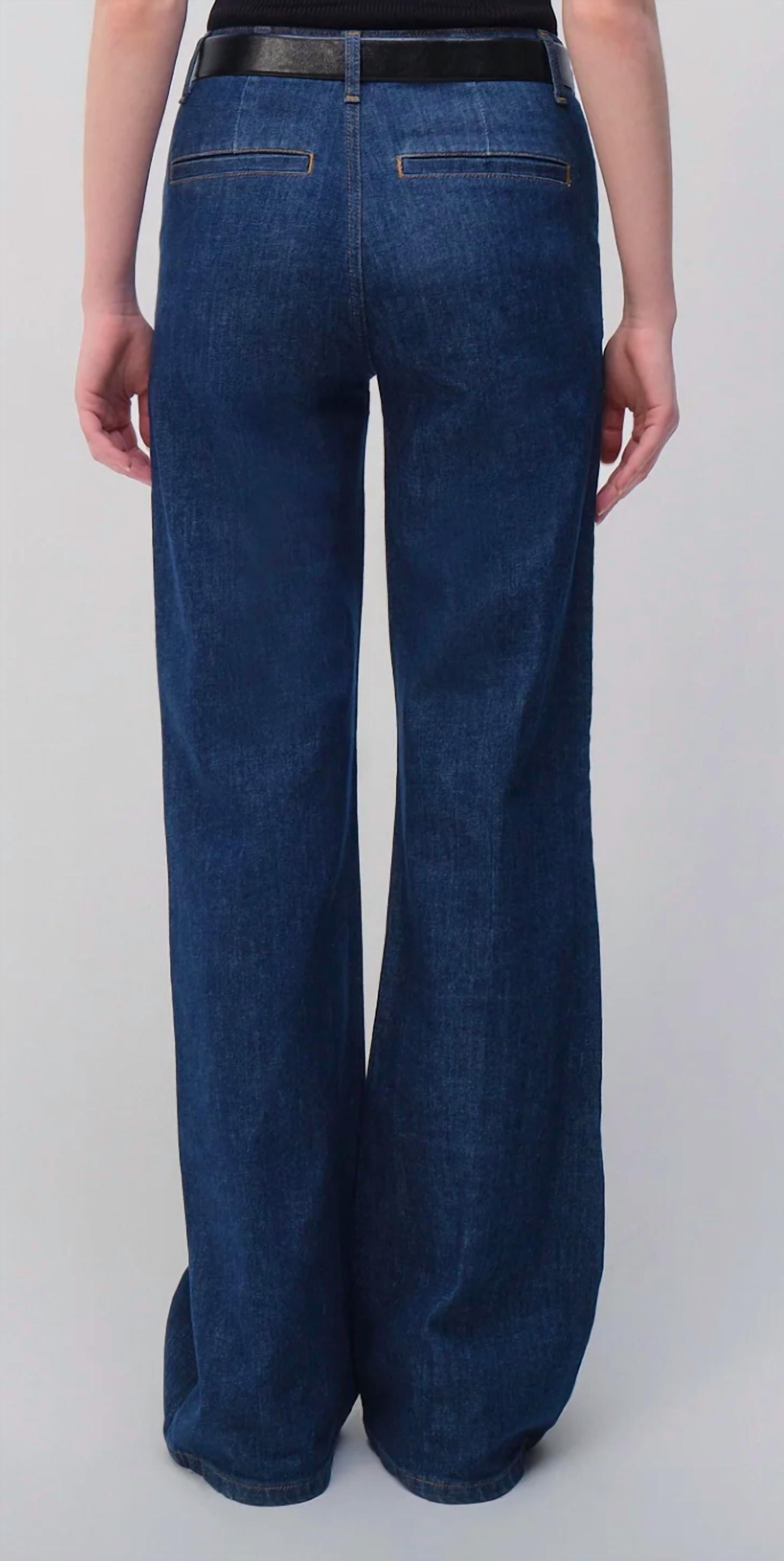 SIMKHAI Ansel Trousers in imperial - women's pants - alternate view