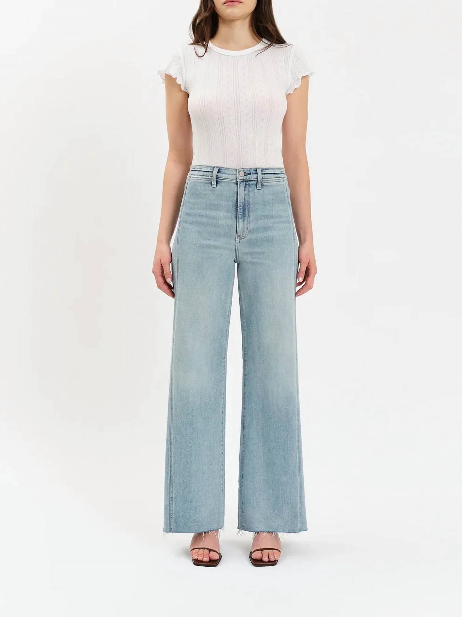 Daze - Far Out Hi Rise Wide Leg Jeans