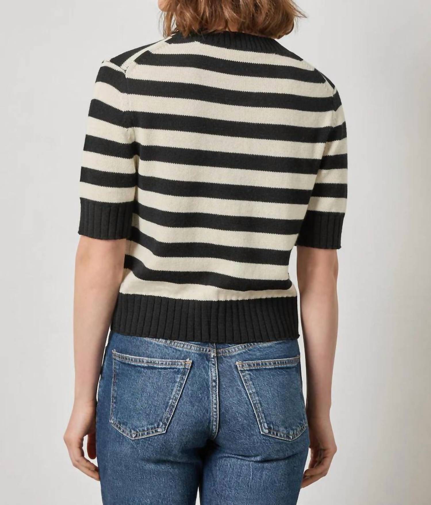 Lilla P - Elbow-Length Button Cardigan