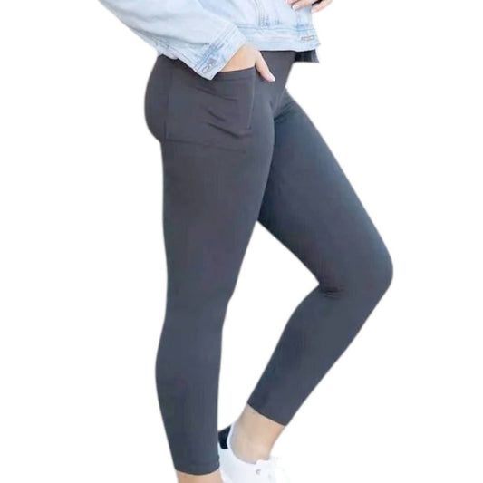 Julia Rose - Amy 7/8 Ankle Length Leggings with Pockets