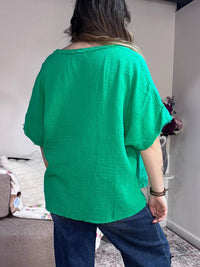 Wishlist - Willow Oversized Cotton Gauze Top