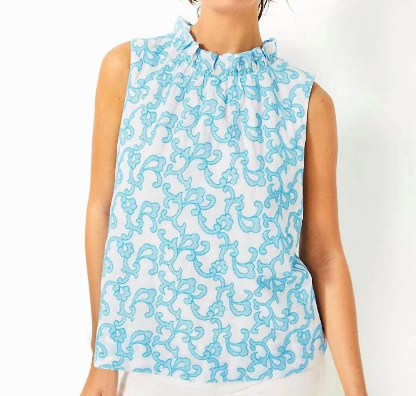Lilly Pulitzer - Dahliana Embroidered Top