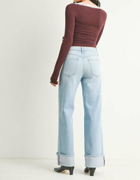 Jbd. - Cuffed Palazzo Jeans
