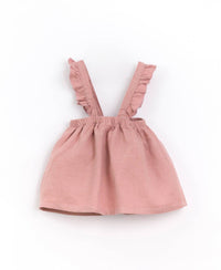 Play Up - Kid's Linen Pinafore Dress Set