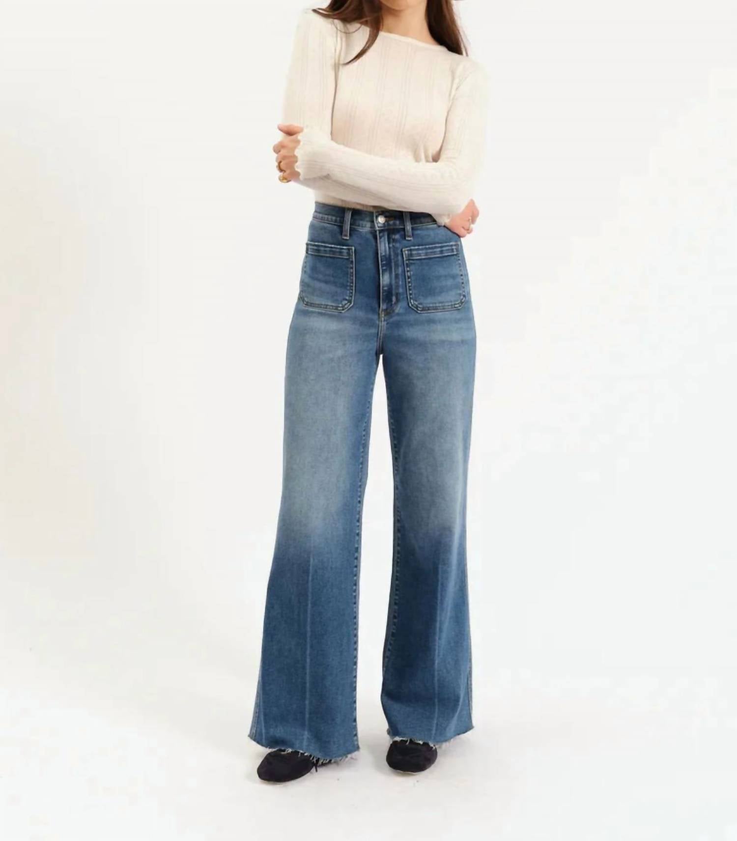 Daze - Far Out High Rise With Fashion Pocket Jeans