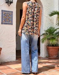 Dear Scarlett - Paisley Wrinkle Free Tank
