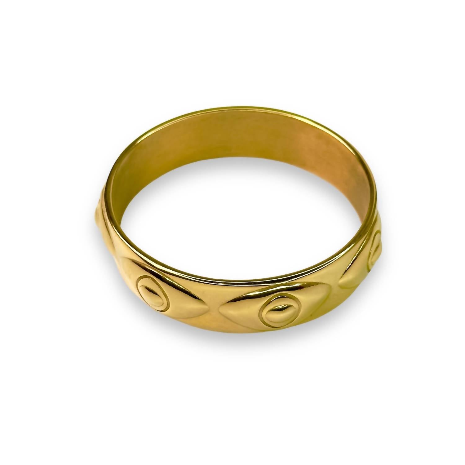 Jagged Halo Jewelry - Women's Athena Evil Eye Bangle Bracelet