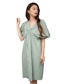Liv Maternity - Poplin Tie Front Dress