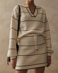 Sancia Serena Knit Jumper in palma - women's pants - detail view