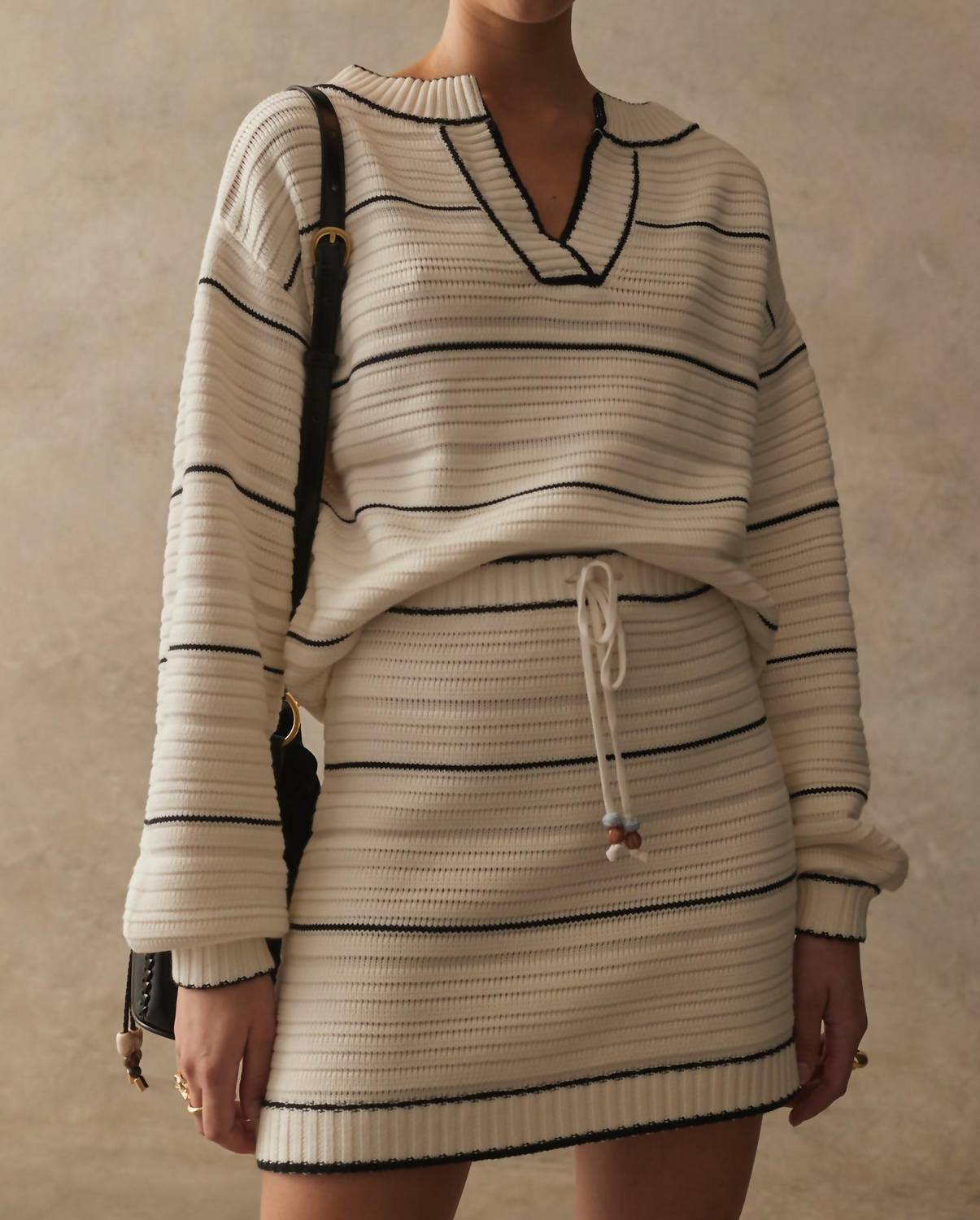 Sancia Serena Knit Jumper in palma - women's pants - detail view