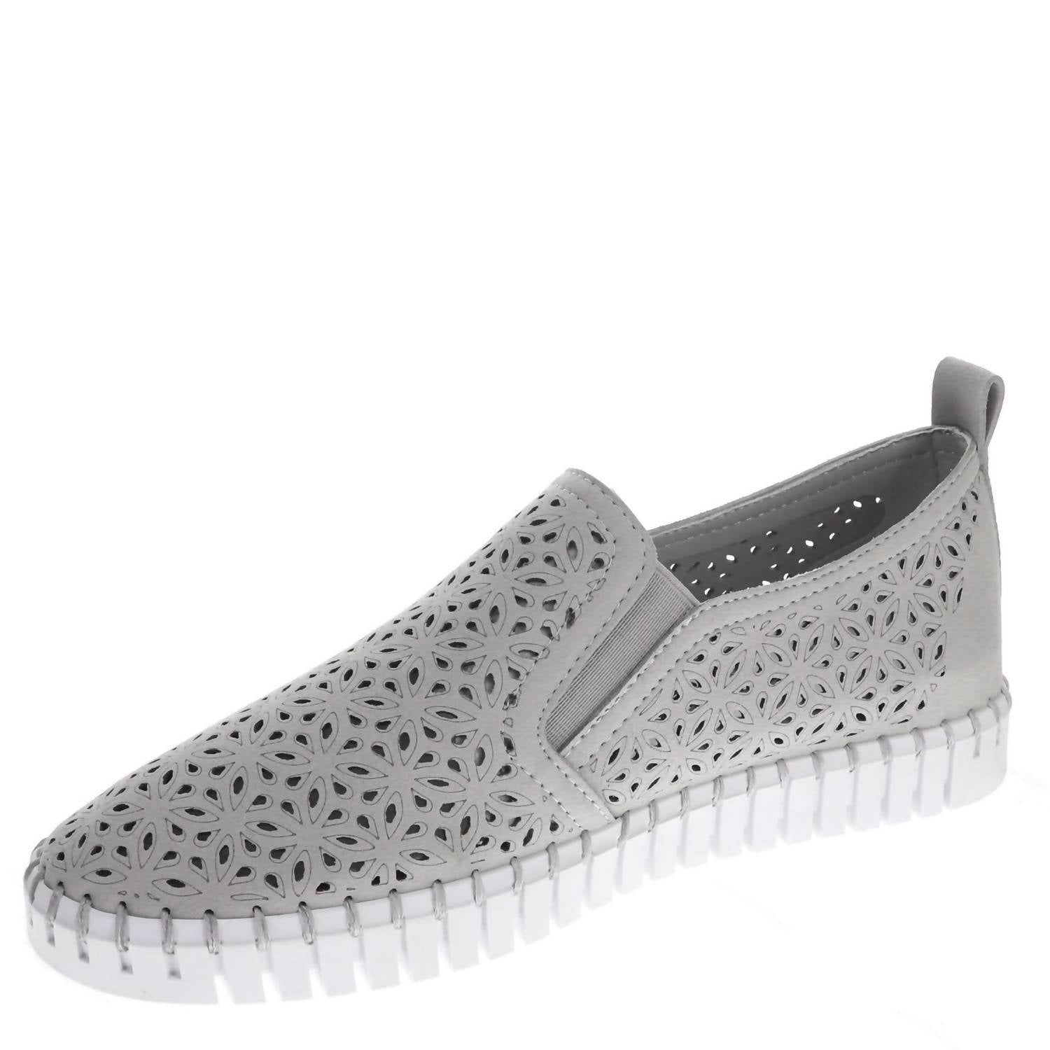 Very G - Women's Nicole Perforated Edge Slip On Sneaker