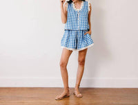 Sunshine Tienda - Gingham Birdie Top