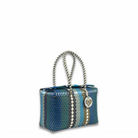 Maria Victoria - Women's Handwoven Recycled Plastic Basket Bag