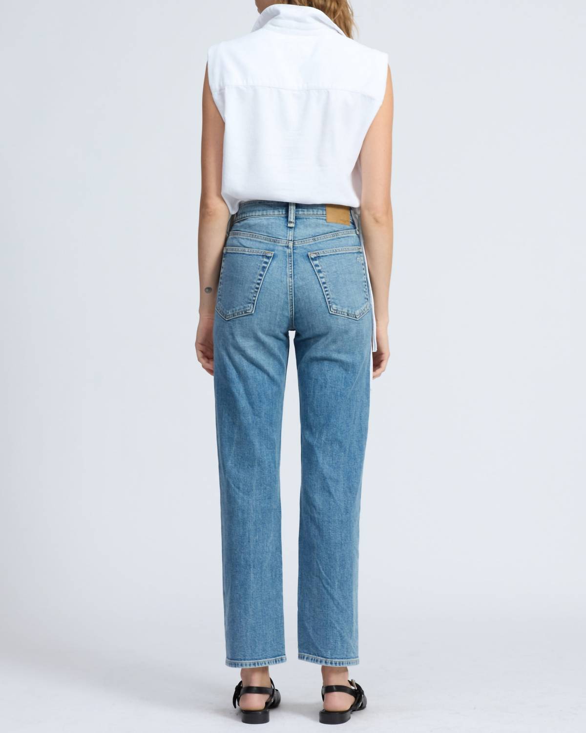 Rag & Bone - Harlow Mid-rise Ankle Straight Jeans