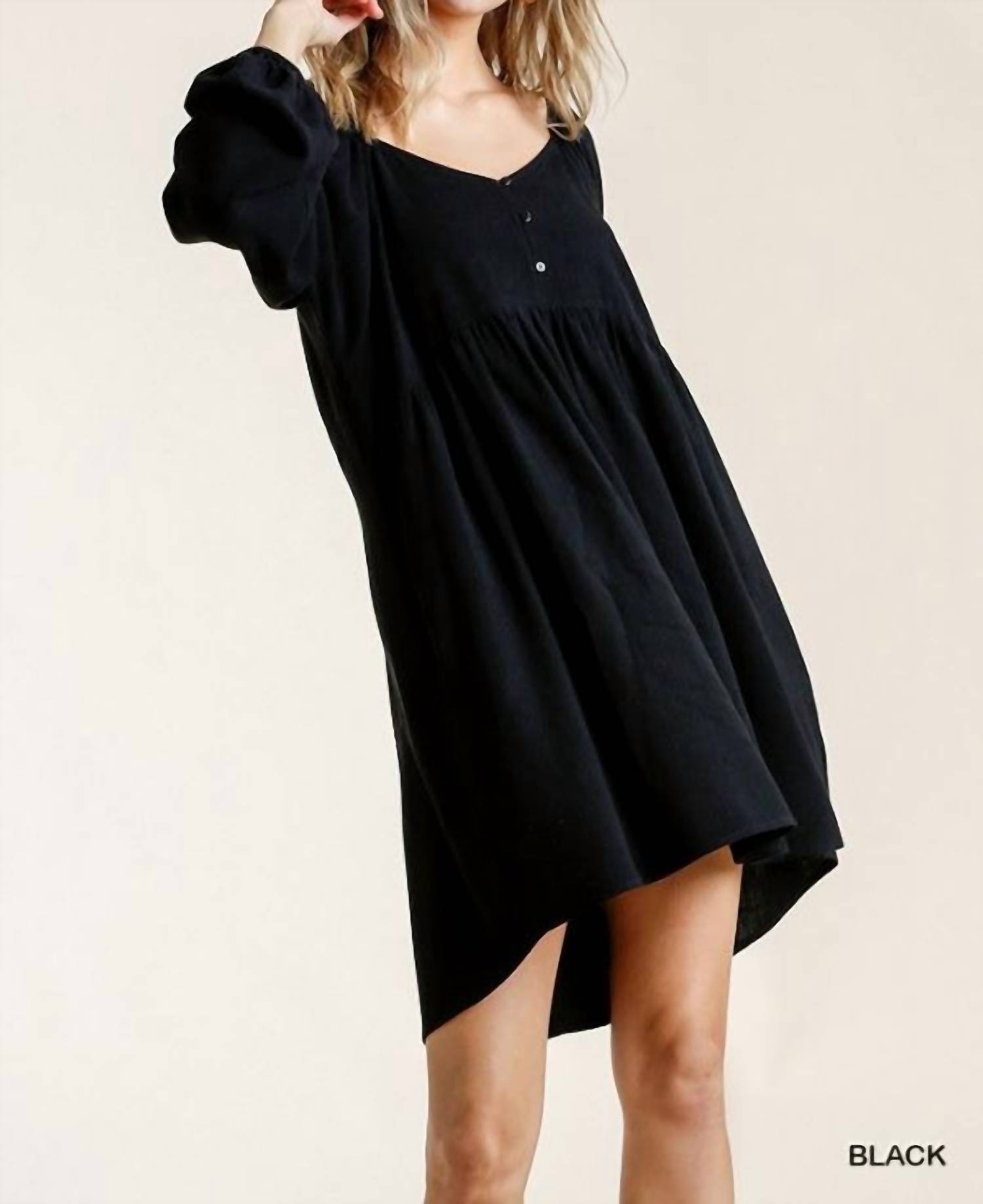 Umgee - Sweetheart Babydoll Dress