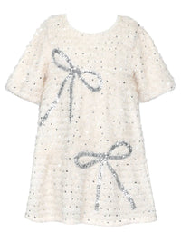 G.B.Y.M. - Tiered Dress with Sequin Bows
