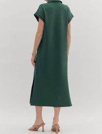 Entro - Collared Midi Dress