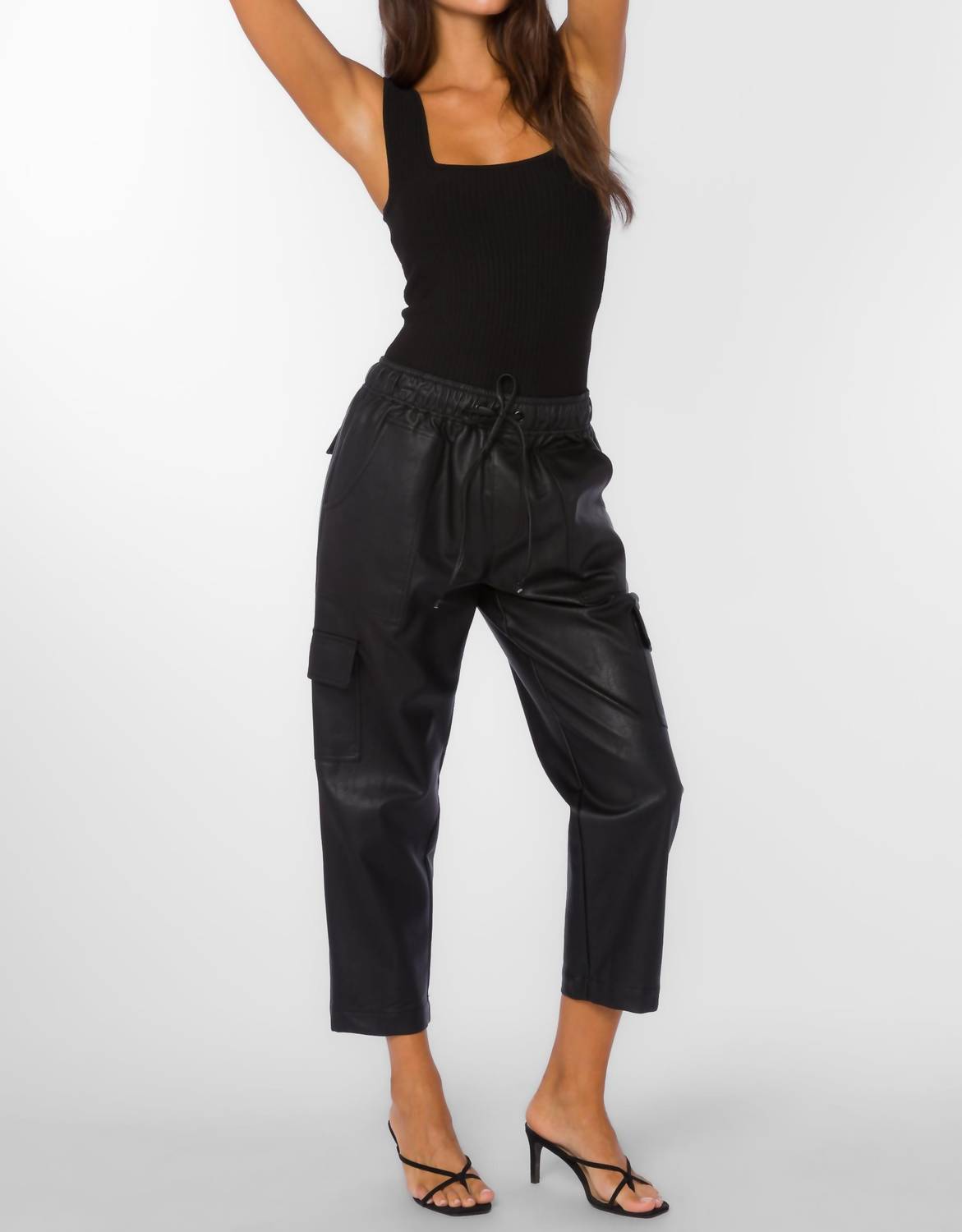 Velvet Heart Mario Vegan Leather Pants in black - women's pants