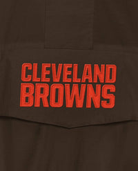 Starter - Men's Cleveland Browns Home Team Half-zip Starter Jacket