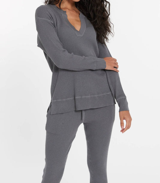 Leimere - Cabo Split Neck Top