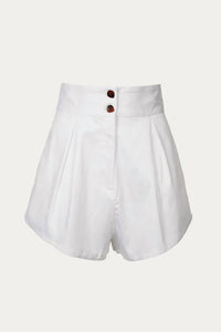 SOLID PLEATED SHORT