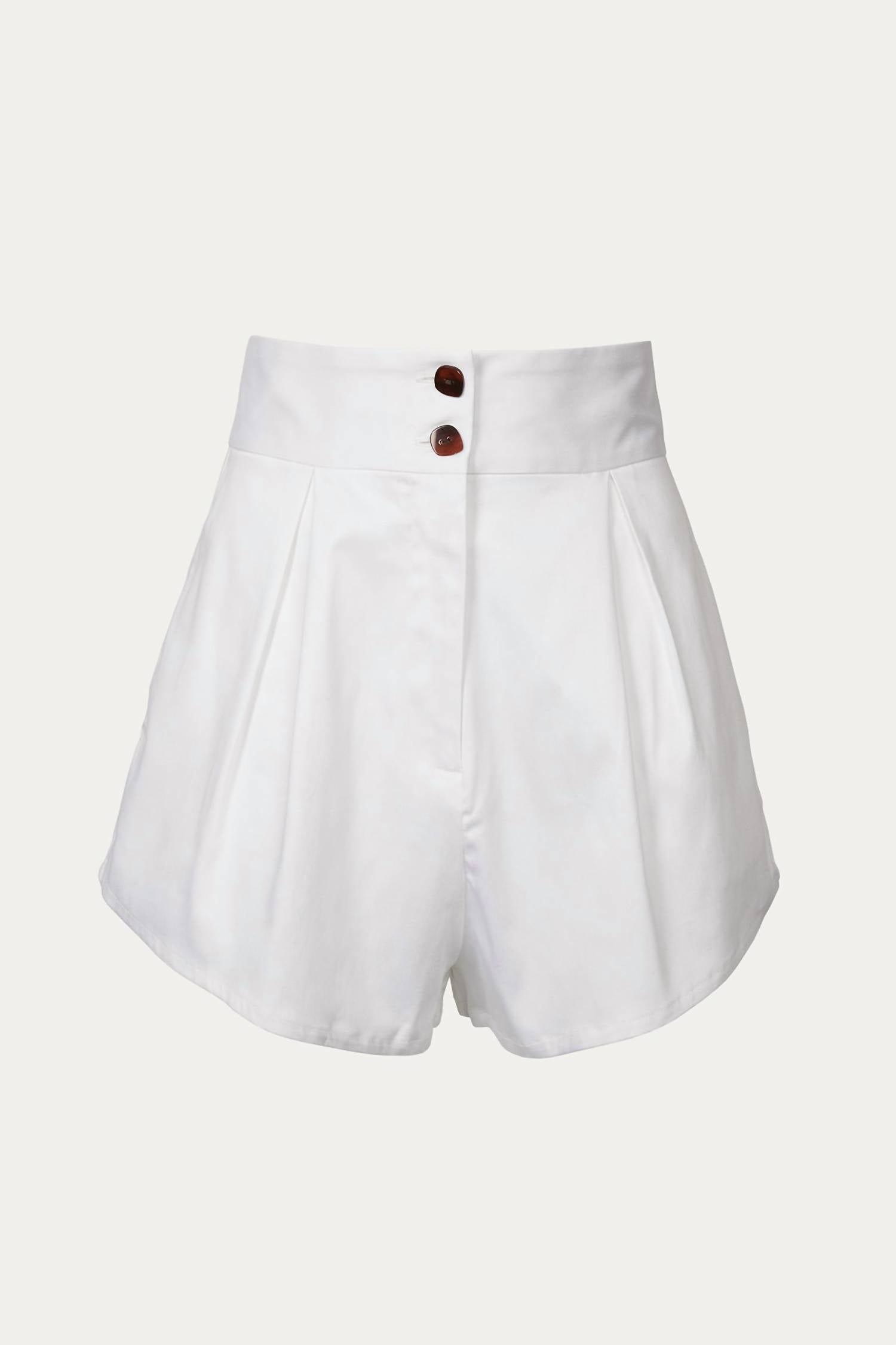 SOLID PLEATED SHORT
