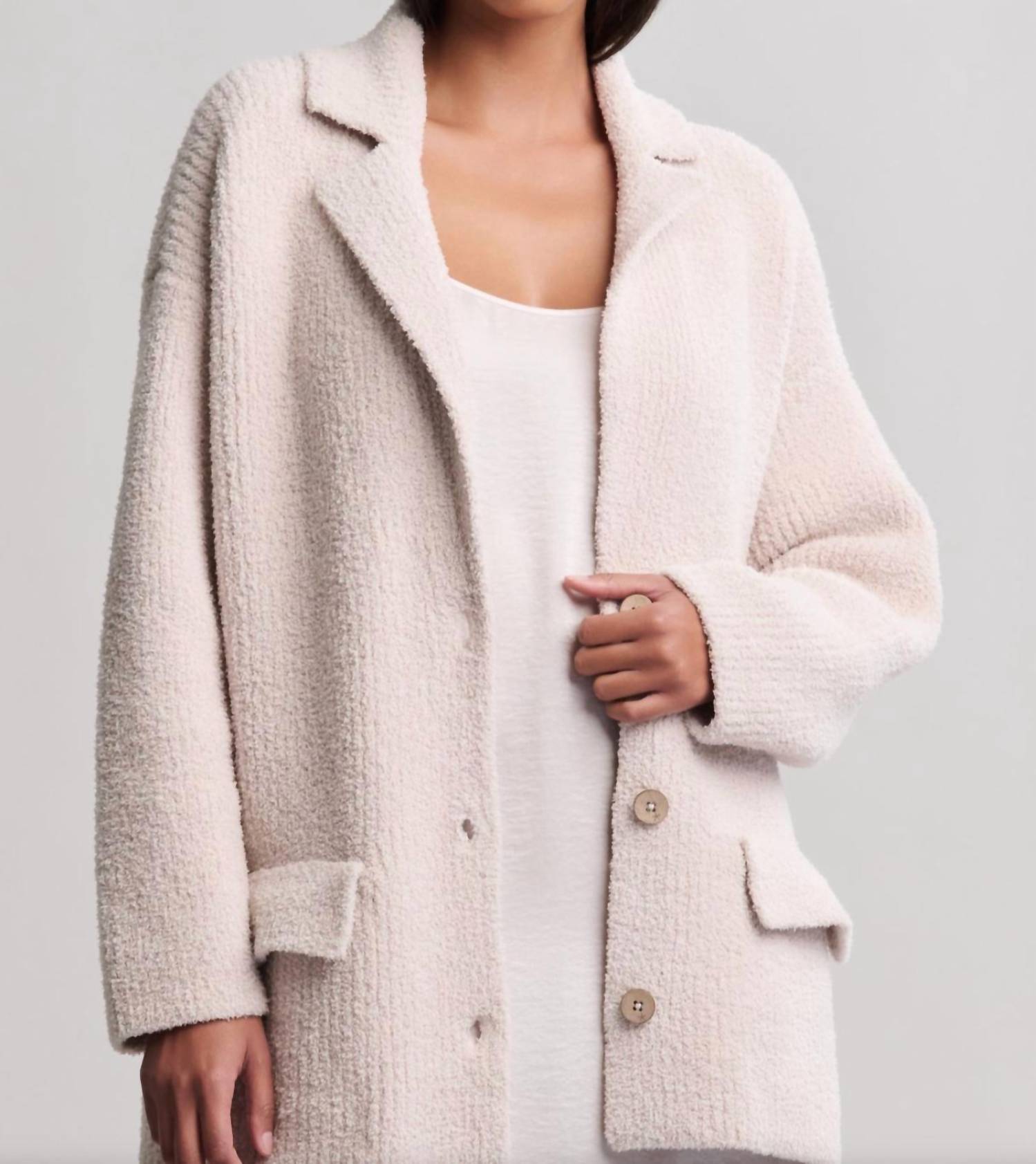 Barefoot Dreams - Cozy Notch Collar Blazer