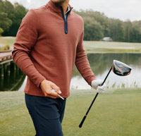 Southern Tide - Heather Outbound Quarter Zip Pullover