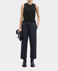 Cordera - Merino Wool Ribbed Waistcoat Top