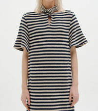 SICILIA SHORT SLEEVE TIE BACK DRESS