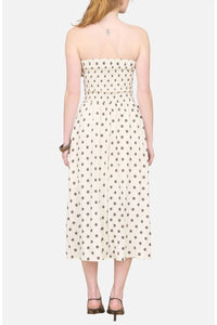 Blu Pepper - Strapless Midi Dress