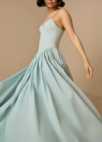 HEMANT & NANDITA NAIN DRESS in light blue - women's dress - view 4