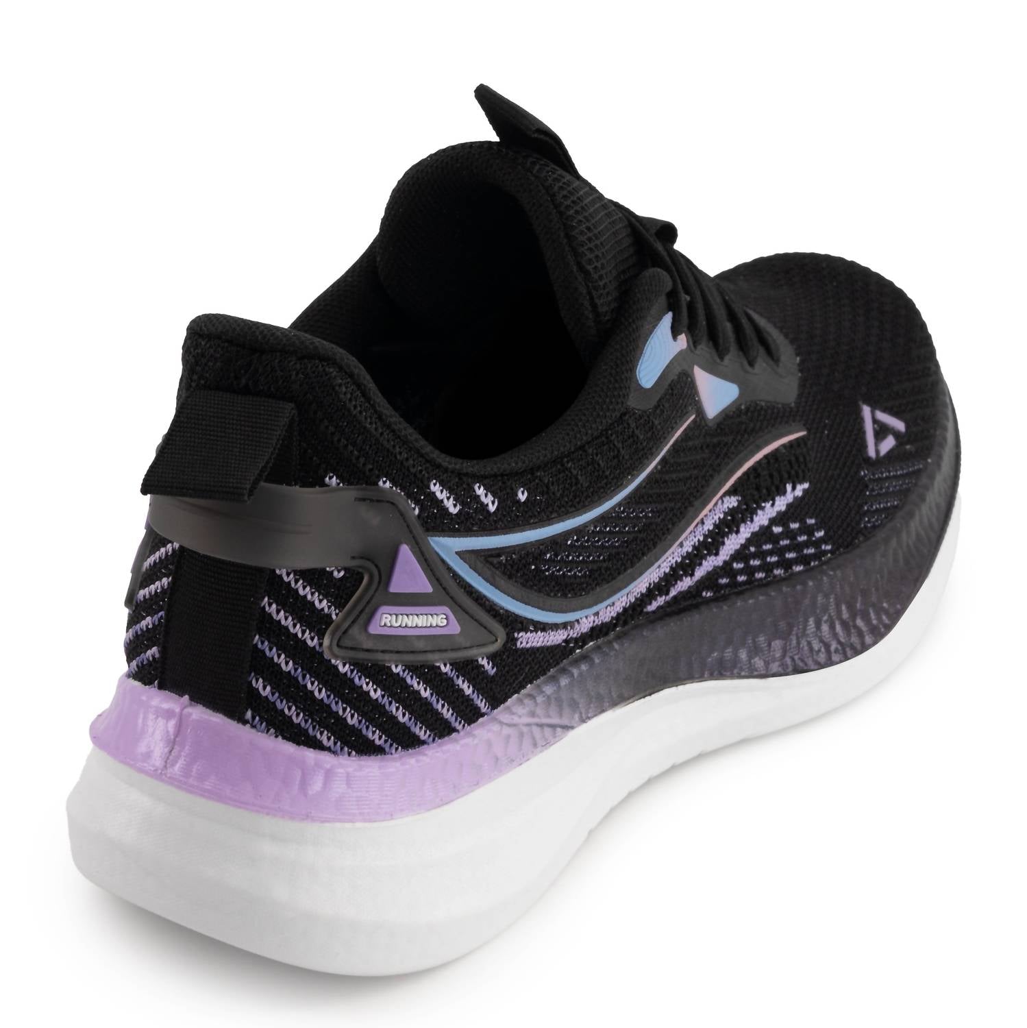 Andrea Women’s Athletic-inspired Comfort Sneakers in black multi - women's sneaker - alternate view