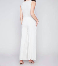 Charlie B - Solid Elastic Waist Pull On Pant