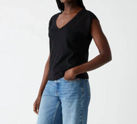 Michael Stars - Tati Power Shoulder Top