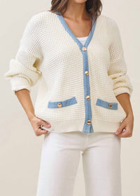 Able - Contrast Cardigan