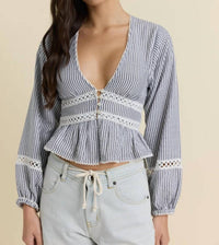 Vintage Havana - Striped Long Sleeve Top