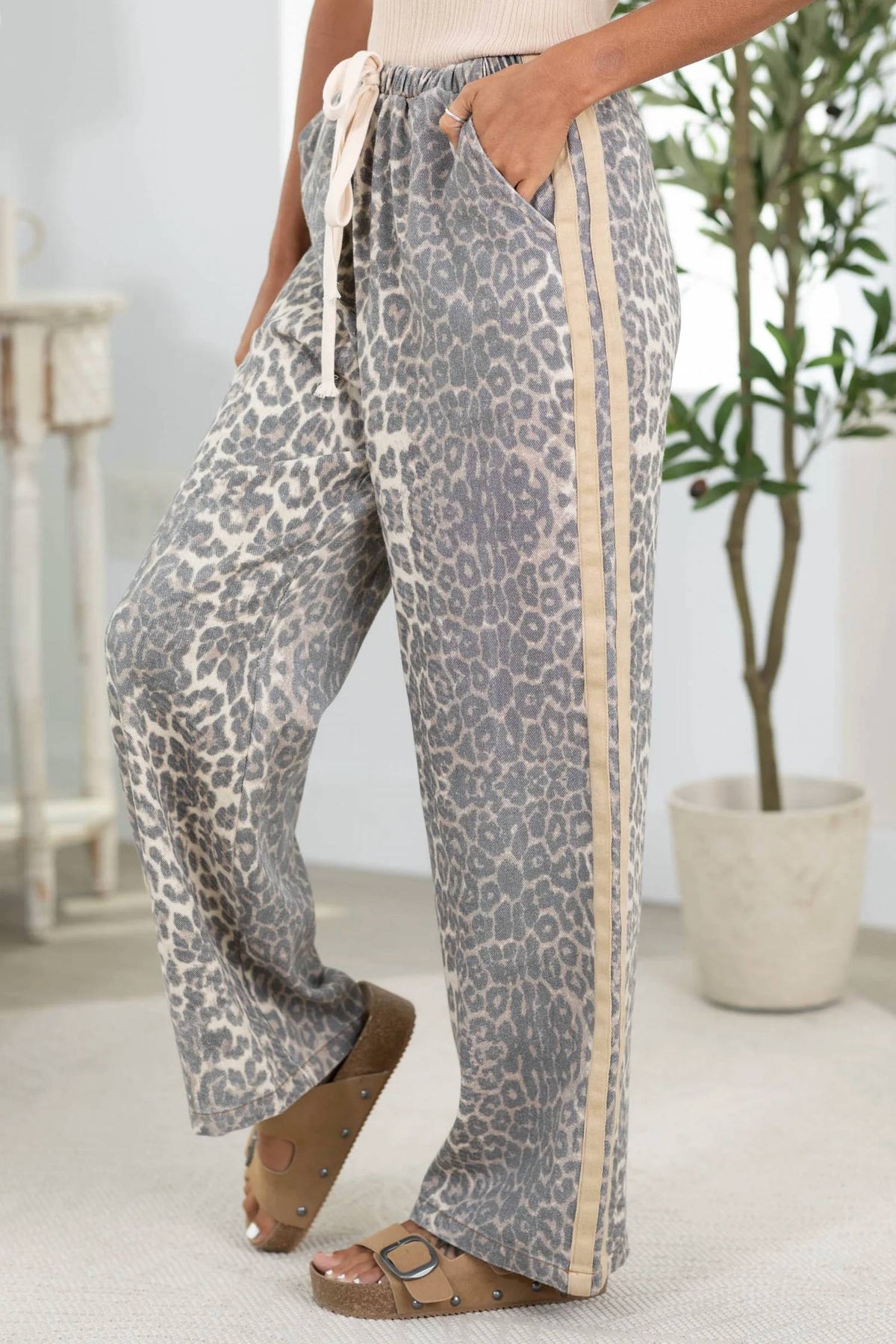 Kld - Leopard Track Pants