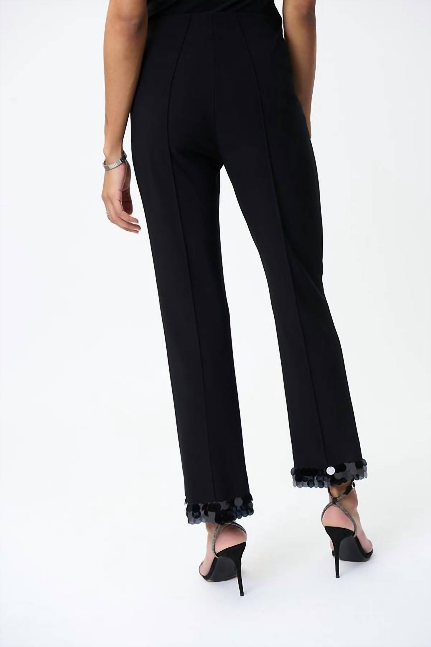Joseph Ribkoff - Sequin Trim Pants