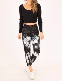 Vibrant Miu - Tie Dye Boyfriend Jean