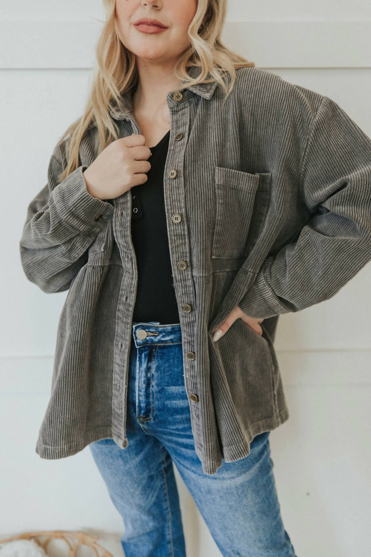Ee:Some - Dream On Corduroy Shirt