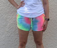 Heimish Usa - Tie Dye Knit Shorts - Plus