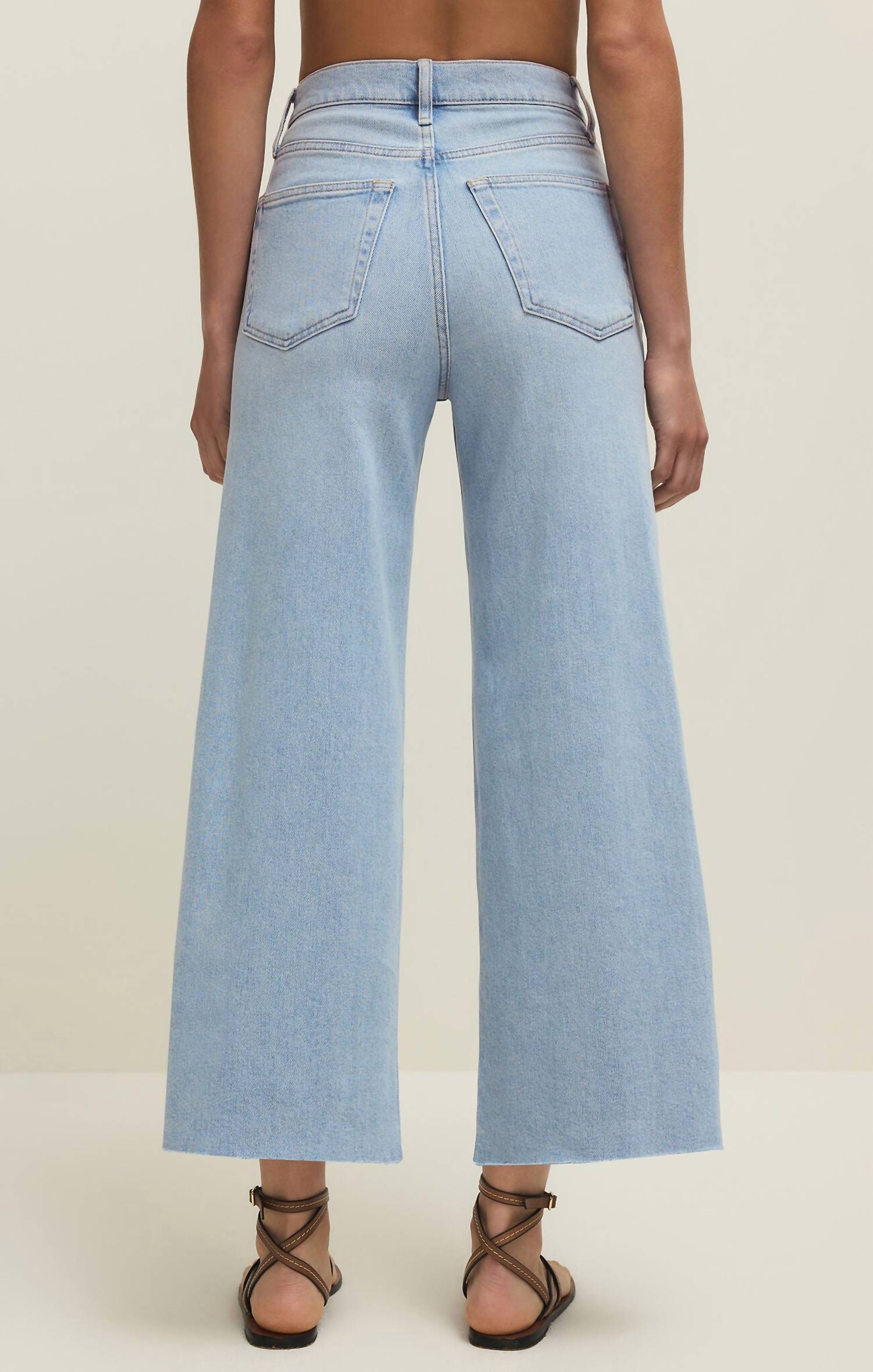 Z Supply - Nova Crop High Rise Wide Leg Jeans