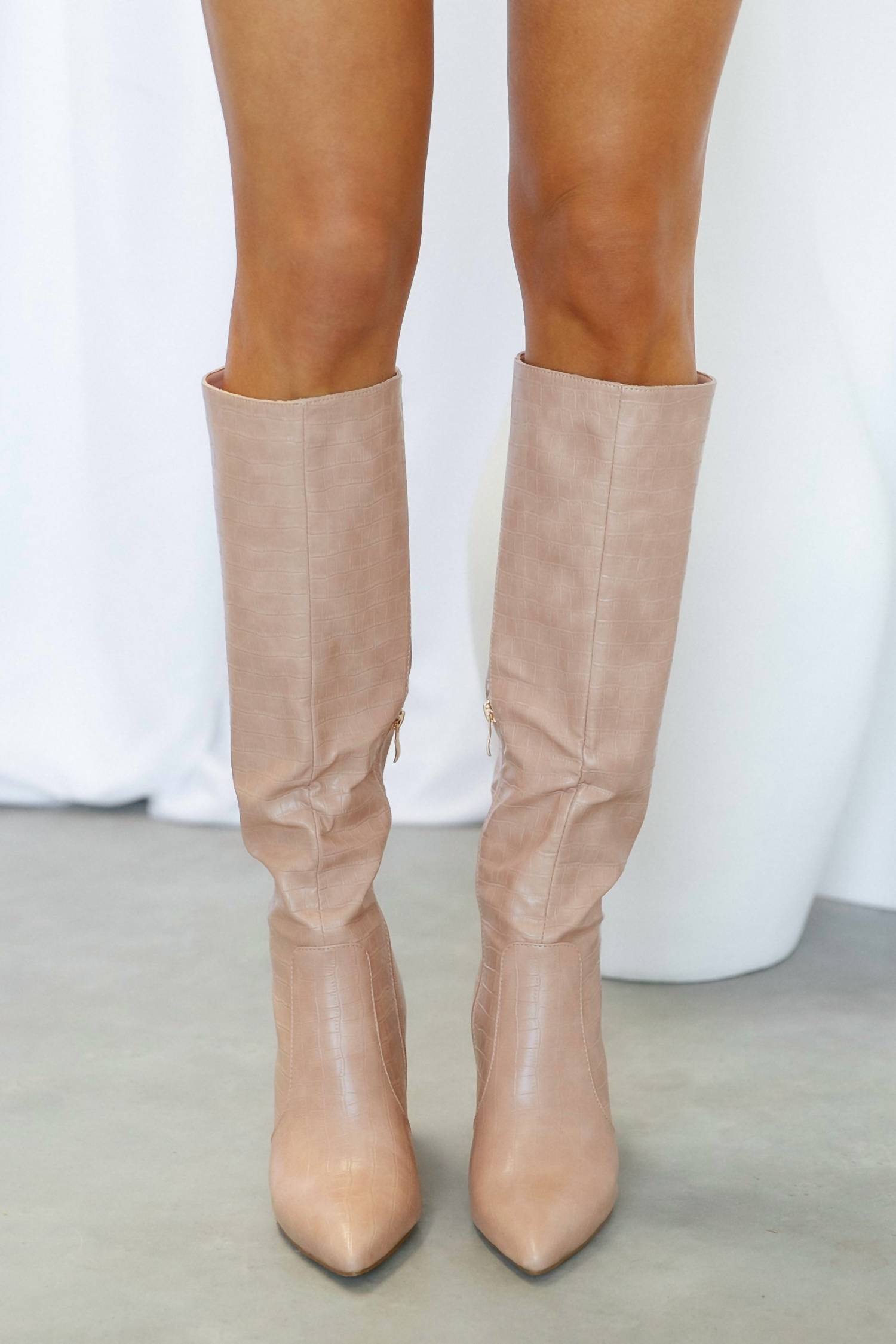 BiLLiNi Women's Charley Knee High Boots in rose clay - women's shoe - view 4
