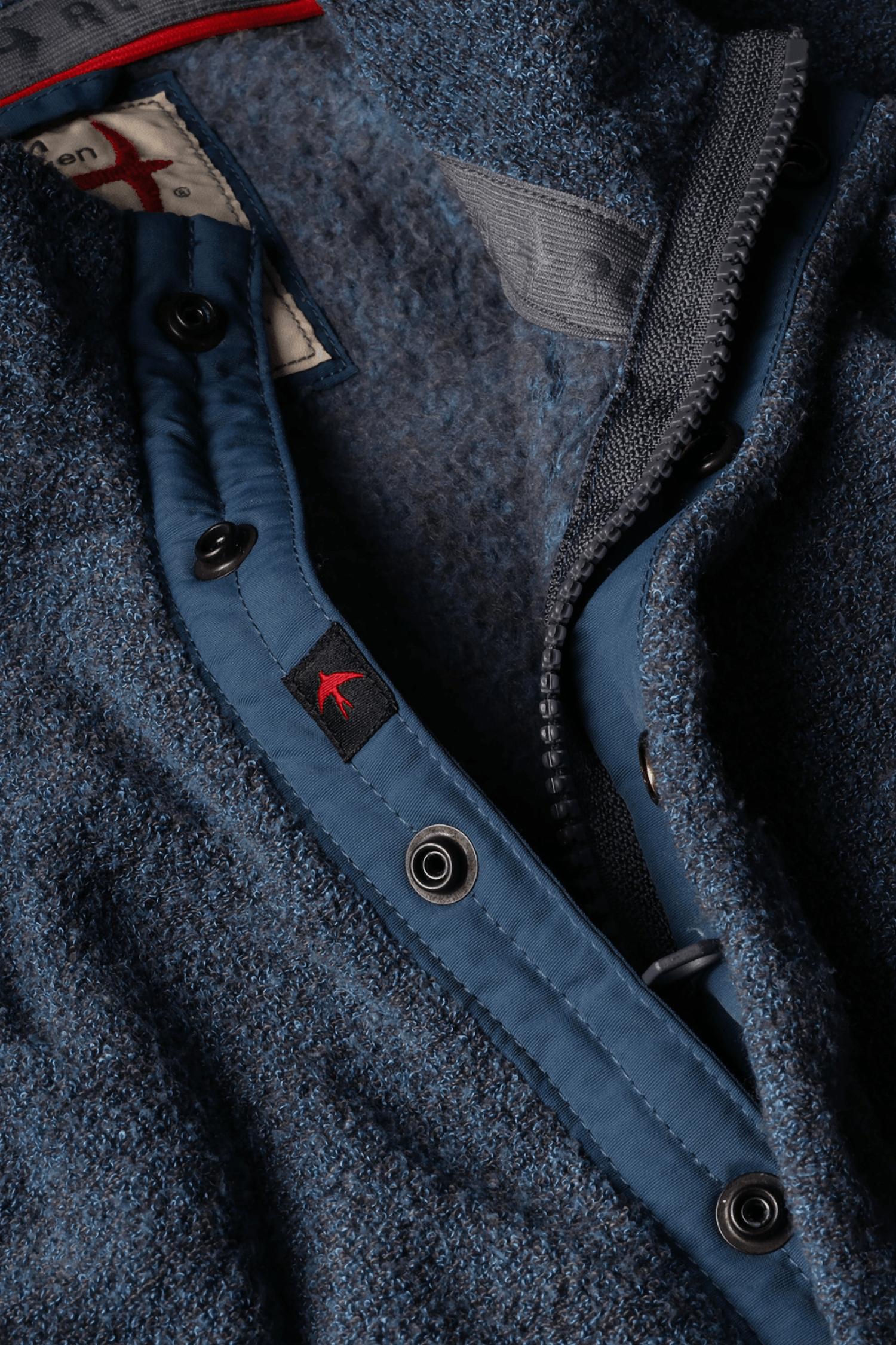 Relwen - Men's Terry Snap-zip Mock Top
