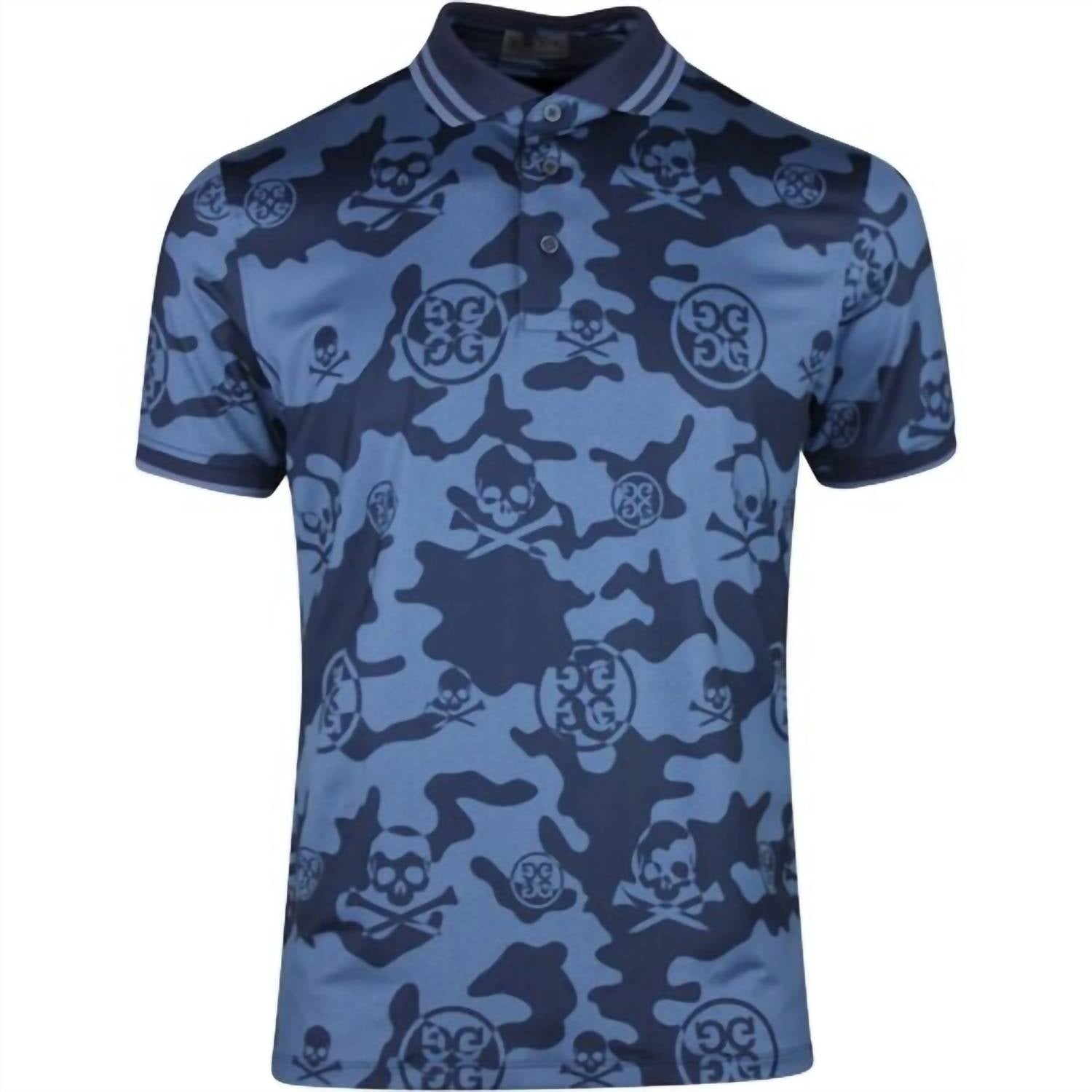 G/Fore - Women's Exploded Icon Camo Tech Jersey Slim Fit Polo Top