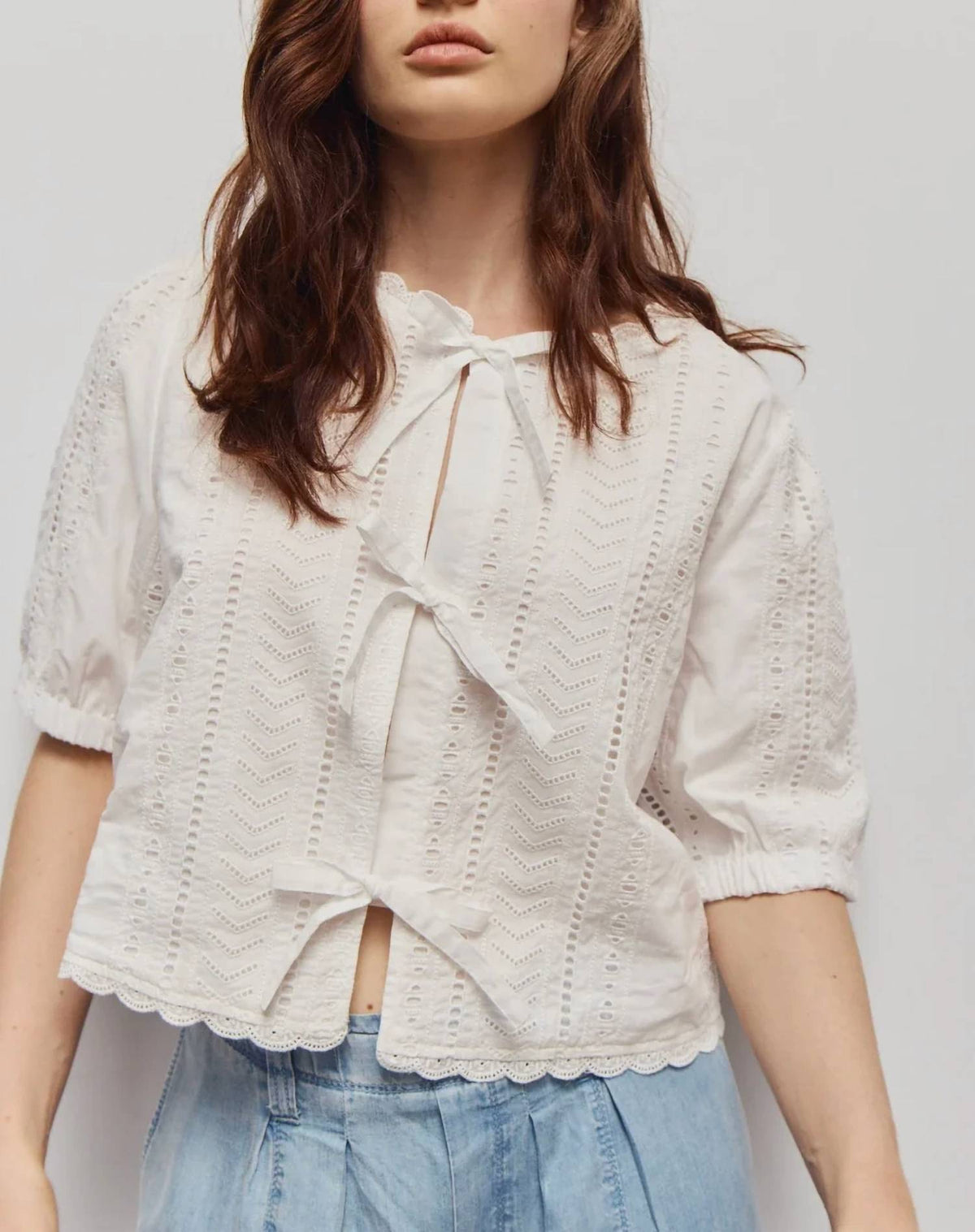 Melissa Nepton - Giana Eyelet Blouse