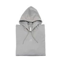 adidas Men's Legend Winter Hoodie in solid grey - men's shirt - detail view