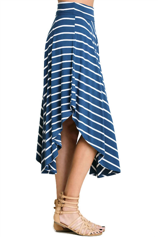 Umgee - Bohemian Striped Midi Skirt