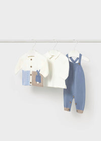 Mayoral - Cloud-Cuddles Newborn Boy 3-Piece Set